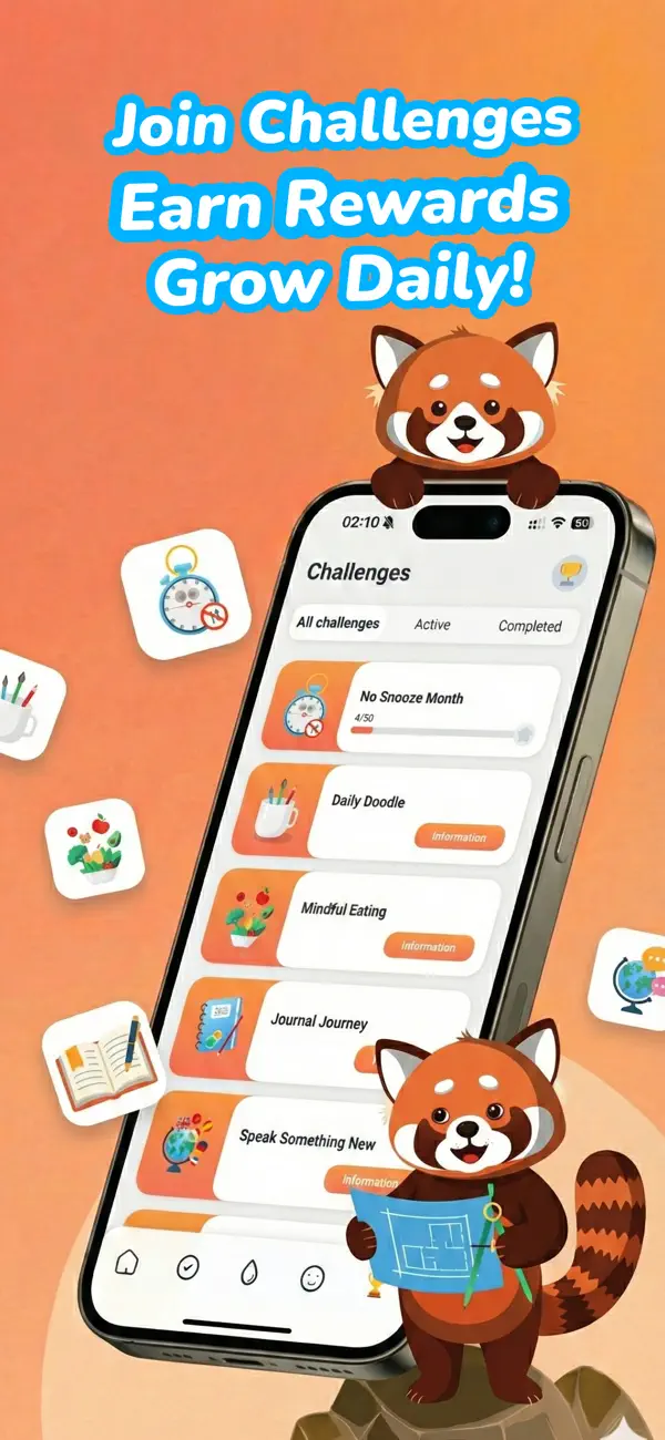 Habit Tracker – Red Panda screenshot 4